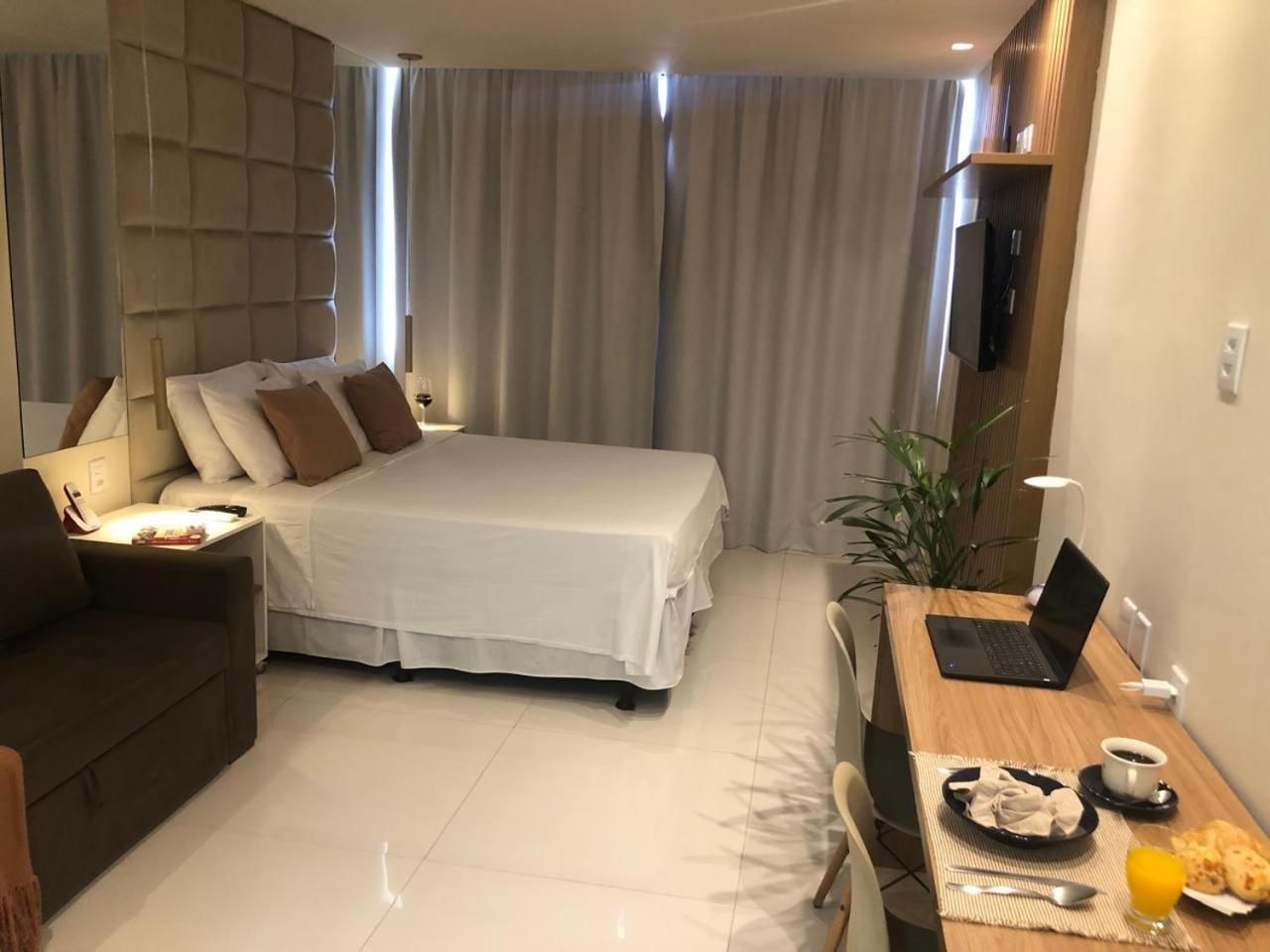 Apartamento Oito Zero Um - Flat Sol Victoria Marina Salvador de Bahía Exterior foto