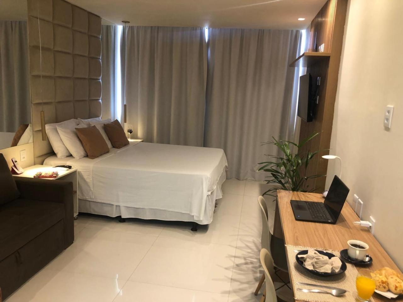Apartamento Oito Zero Um - Flat Sol Victoria Marina Salvador de Bahía Exterior foto